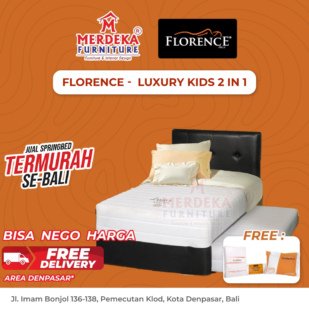 Kasur Florence ~ Luxury Kids | Kasur Sorong 120x200|Free Bantal|