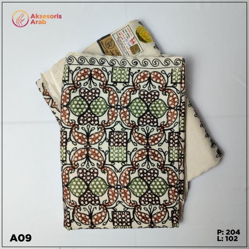 Kashmiri Rajut, Sorban Mewah Sulam Import Kashmir India