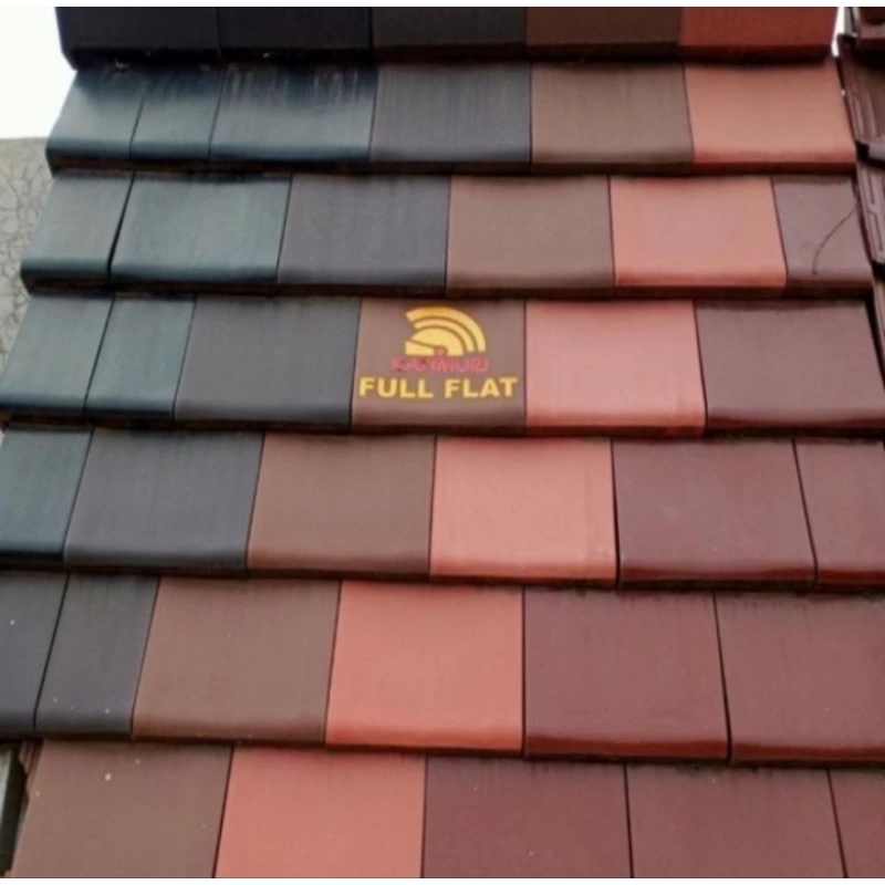 GENTENG KERAMIK KANMURI FULL FLAT SERIES READY