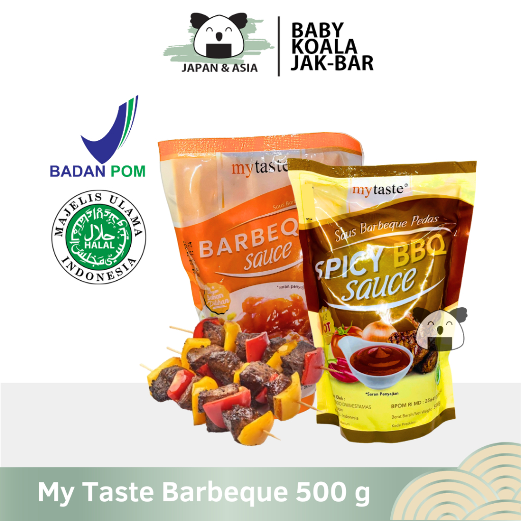 

MY TASTE Barbeque Sauce 500 g Halal │ Saus Cocol Rasa BBQ....