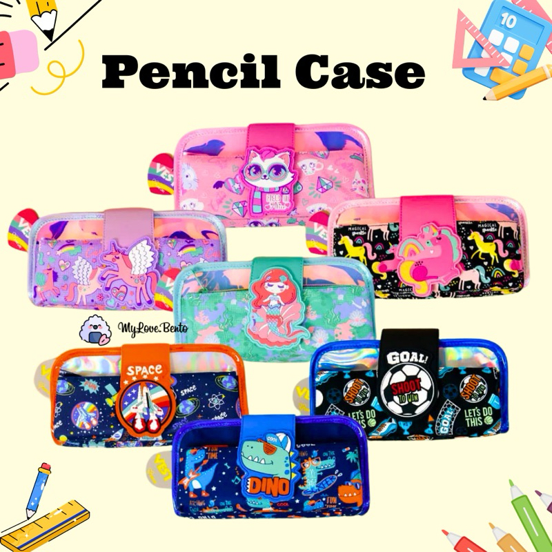 

ATK9 Tempat Pensil Anak PREMIUM Pencil Case Multifunctional Stationery Pouch Luxury Quality
