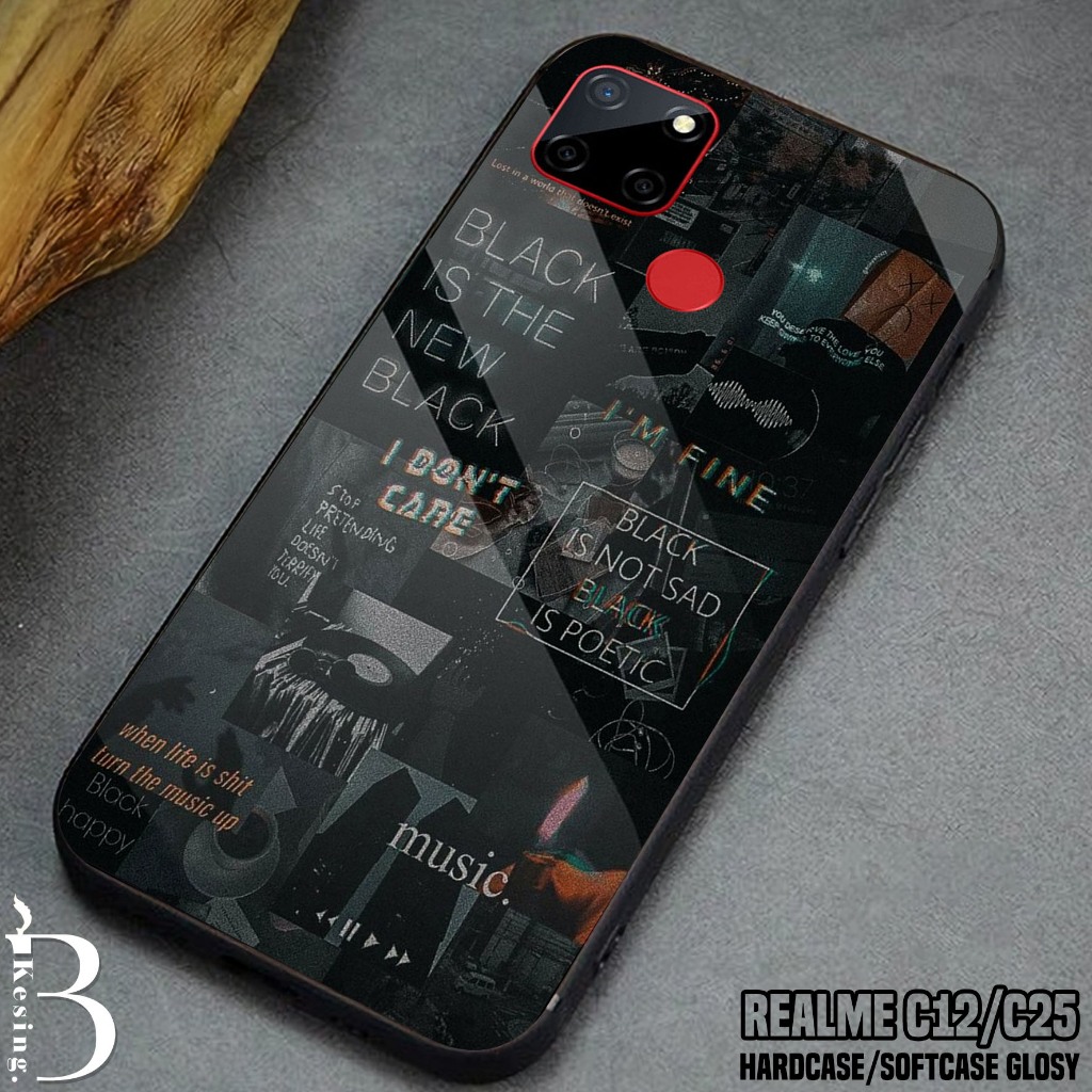 Case Realme C12 / Realme C25 - Casing Hp Realme C25 / Realme C12 Motif AESTH - Silikon Hp Realme C12