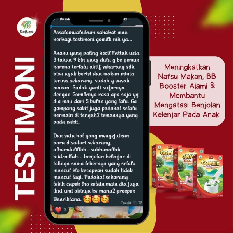 

Susu Etawa GOMILK plus herbal 200g enak gak bau amis