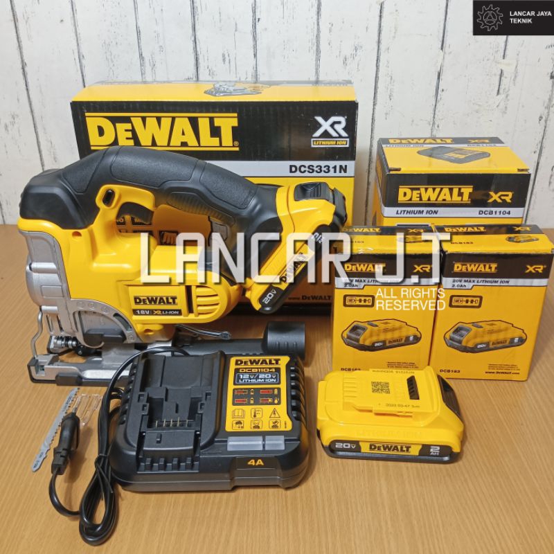 DEWALT DCS331 CORDLESS JIG SAW MESIN GERGAJI BATERAI DEWALT DCS331