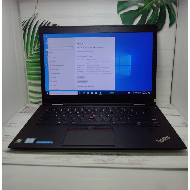 Laptop Lenovo Thinkpad X1 Carbon I7 Gen 6 Ram 8Gb Ssd 256Gb