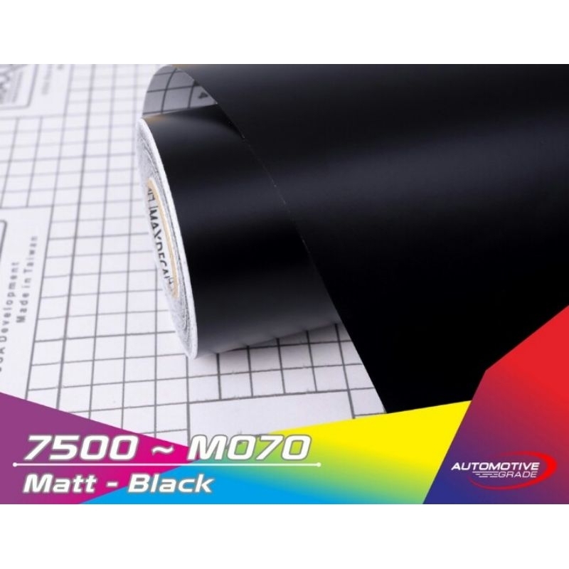 Skotlet Hitam Doff, Sticker Hitam Doff