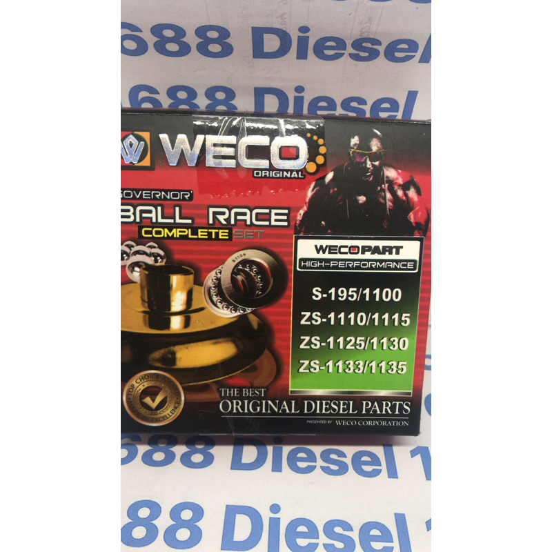 Governor ball race assy DF-195/1100 weco