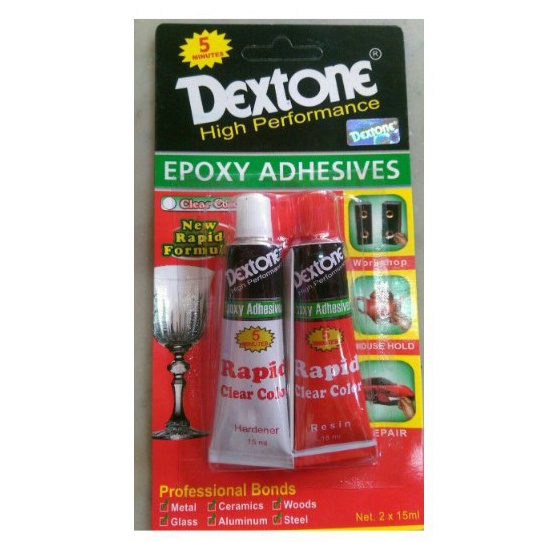

KODE D56I Lem Epoxy Dextone Rapid 5 Menit Clear Color 3 ml Lem Campur Serbaguna