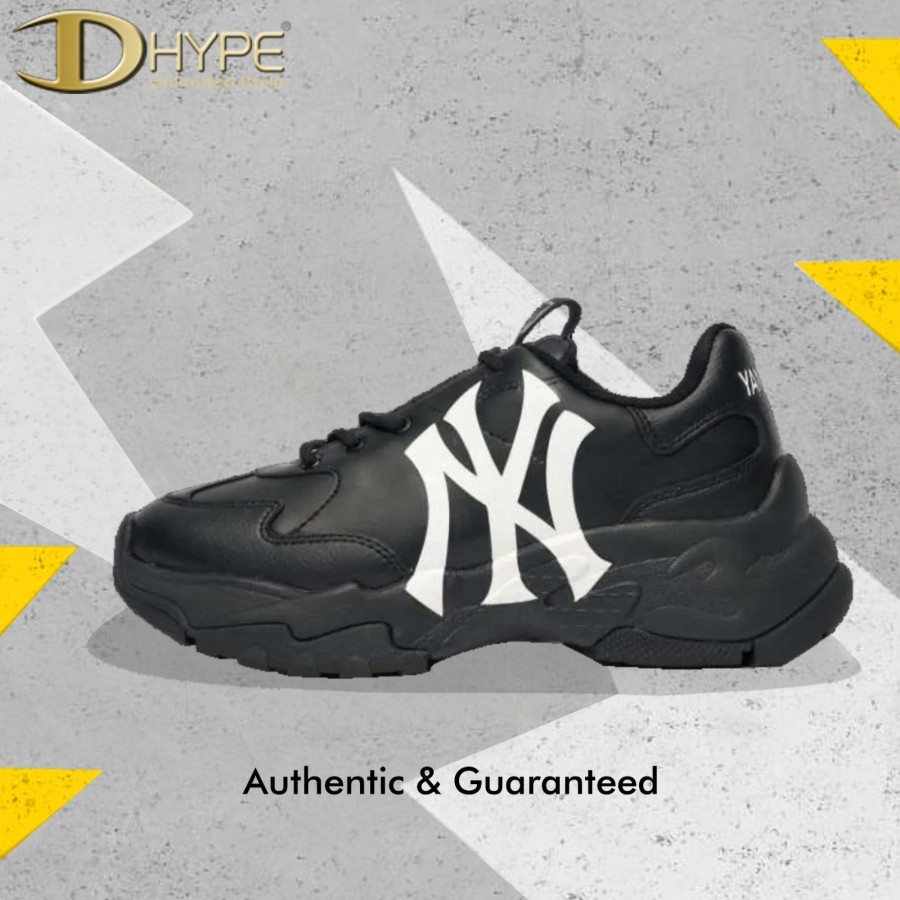 MLB BIGBALL CHUNKY BLACK SNEAKERS 100% Authentic