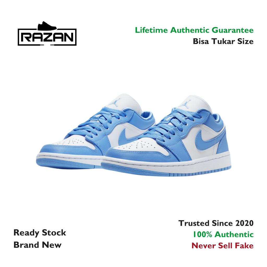 Air Jordan 1 Low UNC (W) 100% Authentic Original