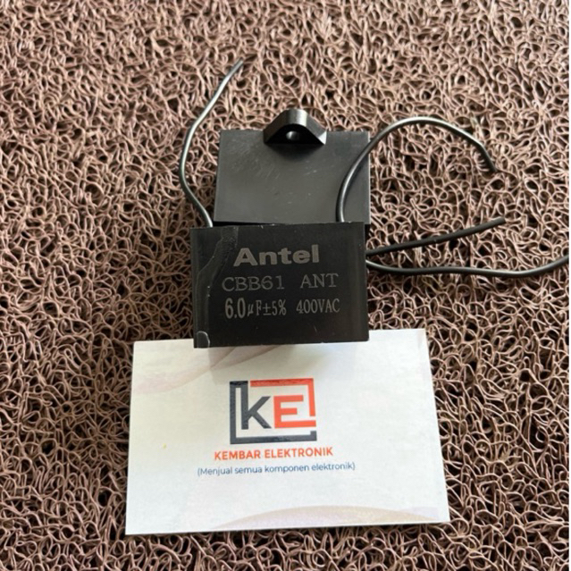 KAPASITOR CBB61 6UF 400V CAPASITOR SEGI KOTAK
