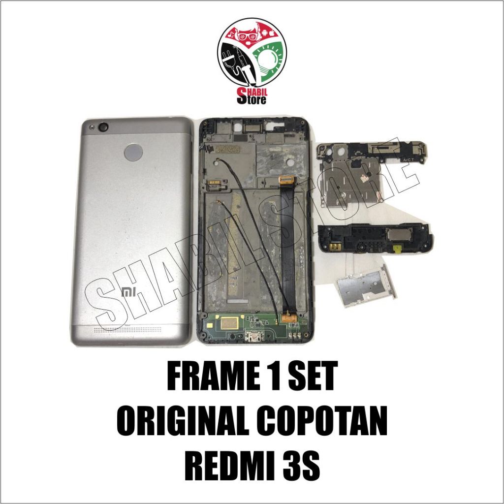 FRAME 1 SET REDMI 3S ORIGINAL