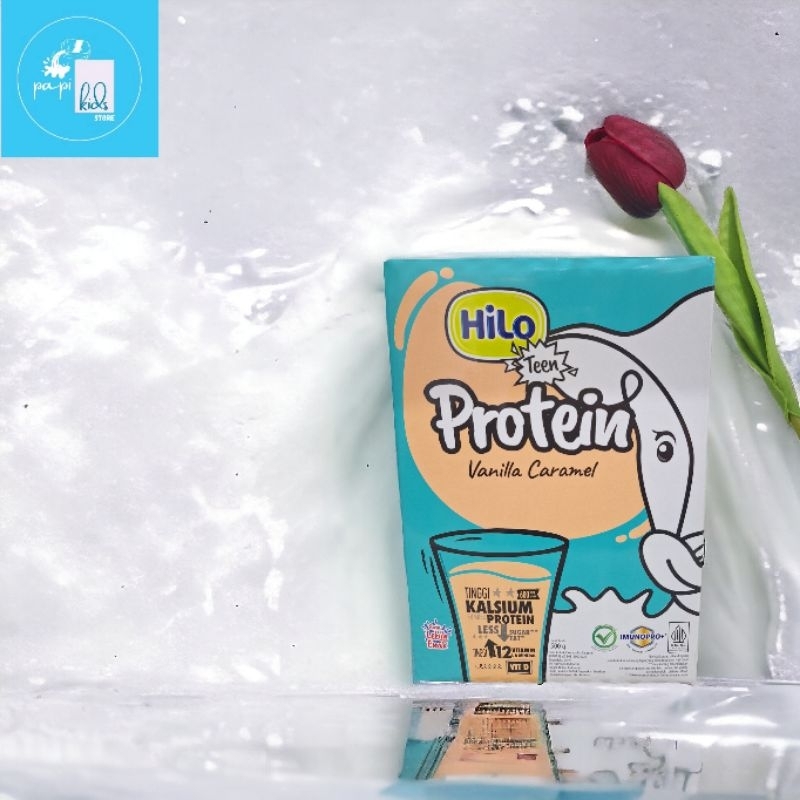 

HiLo TEEN PROTEIN COKELAT/VANILA CARAMEL 250Gr/750gr