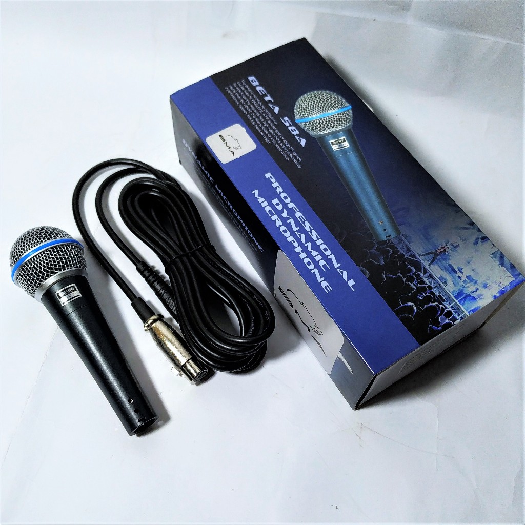 Mic Microphone Kabel BMA Beta 58 A