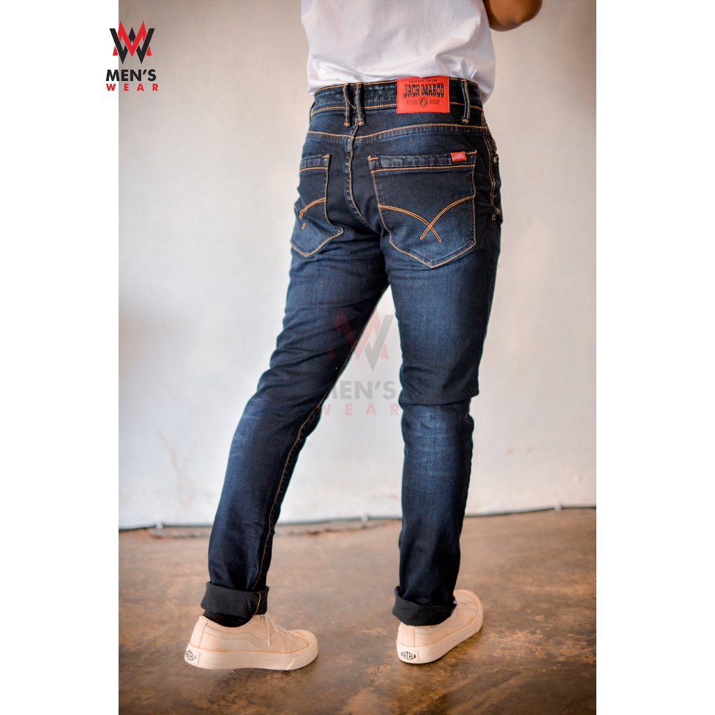 JACK MARCO 752 - Celana Jeans Pria Sobek / Celana Panjang Jeans Sobek