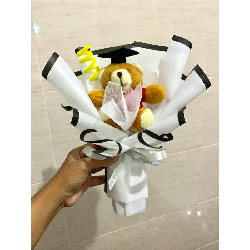 

buket boneka wisuda mini buket wisuda murah