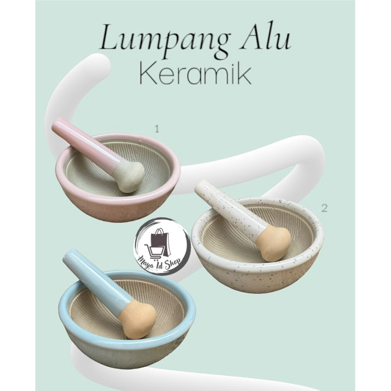 COBEK KERAMIK / COBEK ESTETIK / LUMPANG KERAMIK ALU AESTHETIC SPECKLE GLAZE / mortar Lesung Alu / St