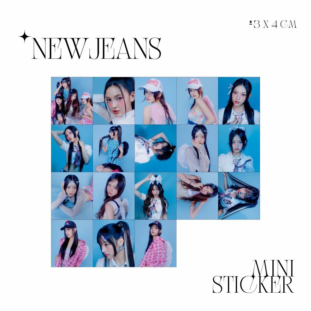 

MINI STIKER NEWJEANS NEW YEAR ROCKIN EVE 2024 (ISI : 18 PCS) STICKER CHROMO TRANSPARAN HOLOGRAM KPOP IDOL KOREA PREMIUM MURAH UNOFFICIAL MINJI HANNI DANIELLE HAERIN HYEIN READY STOCK !