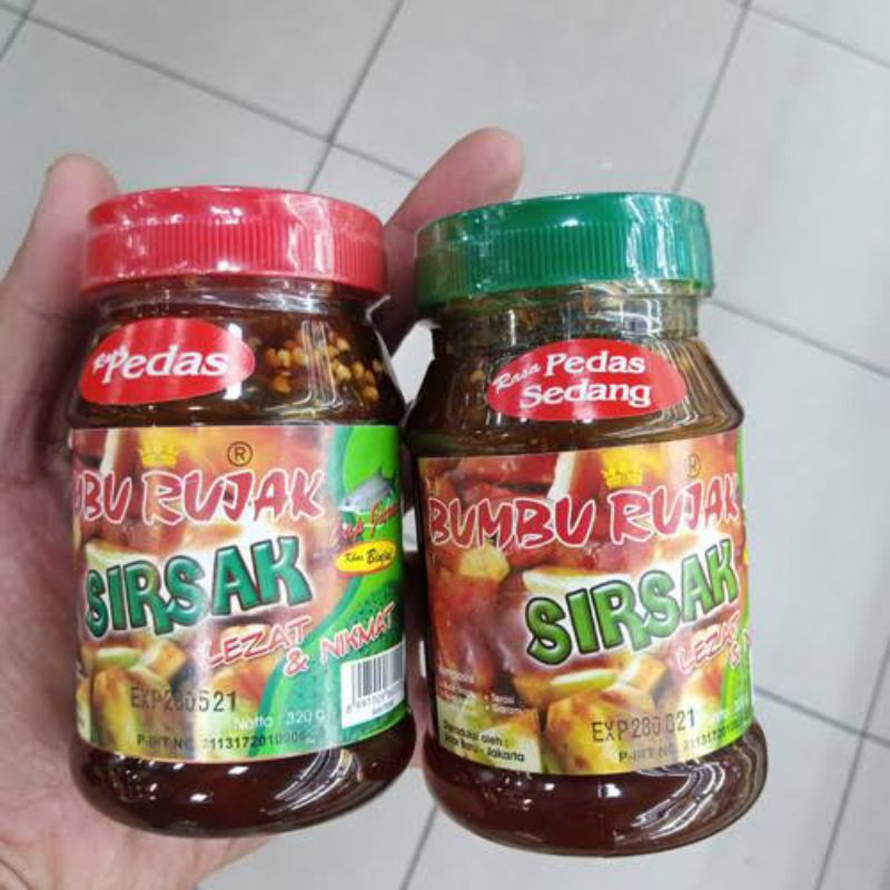 

BUMBU BUAH RUJAK SIRSAK TERASI KHAS BINJAI RASA PEDAS/PEDAS SEDANG