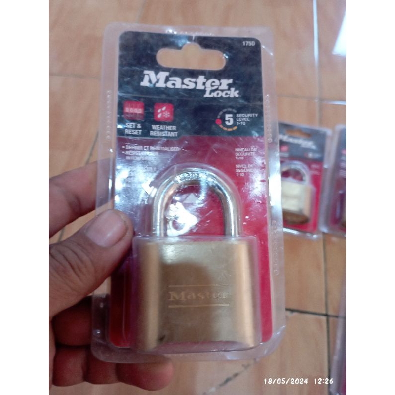 padlock kombinasi master