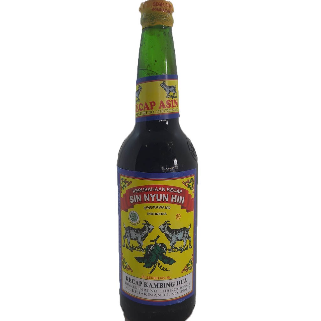 

Kecap Asin Kalimantan cap Kambing Dua Sin Nyun Hin (620ml) Dua Kambing - Singkawang - Kalimantan Barat