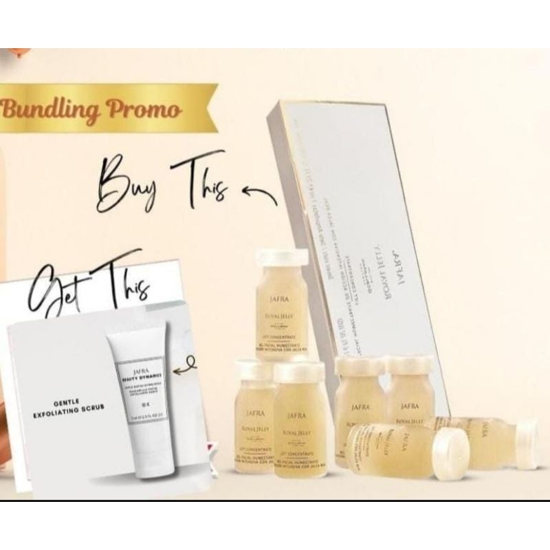 [PROMO] 1 Box Serum RoyalJelly Lift Concentrate FREE Gentle Exfoliating Scrub