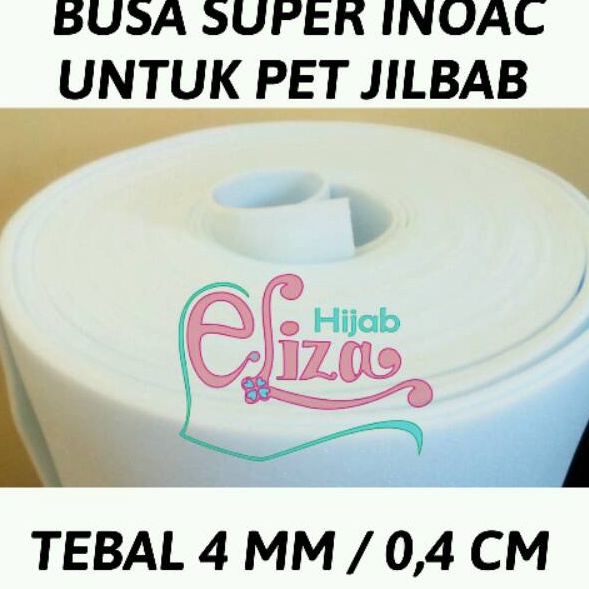 GROSIR Busa Super INOAC tebal 4 mm untuk Pet Jilbab 5 meter