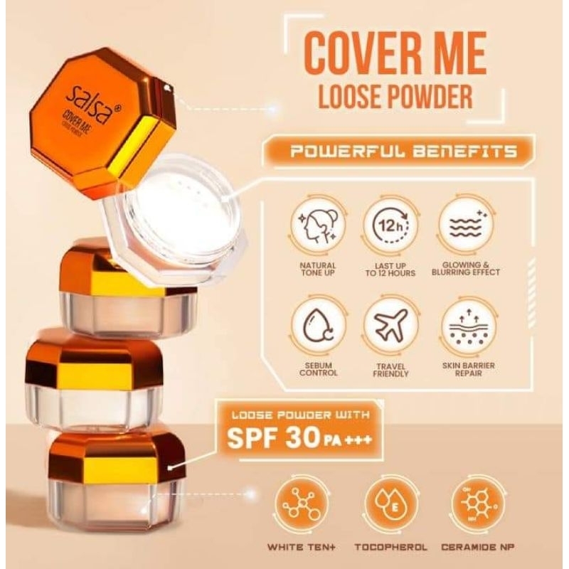 LOOSE POWDER SALSA COSMETIC (BISA COD)