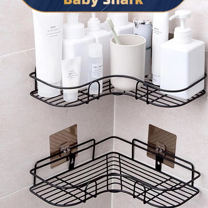 COD NEWPRODUCT SerbagunaRak dapur tempel dindingRak kamar mandi tempel Rak Sudut Kamar Mandi Tempel 