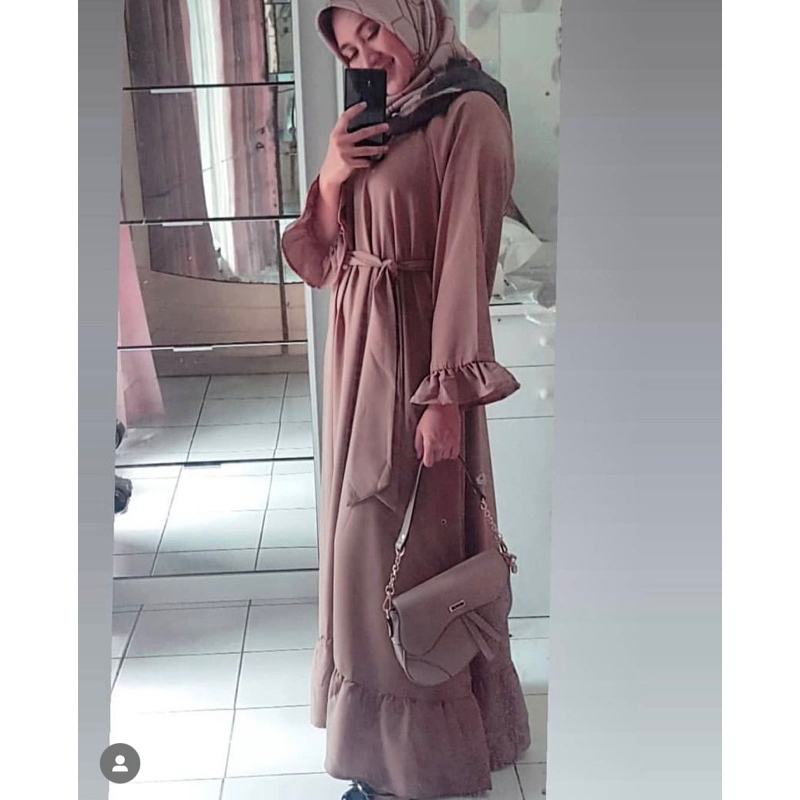 gamis dress muslim wanita elzatta