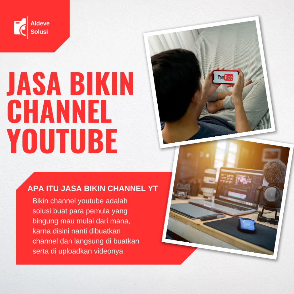 Jasa Bikin Channel Youtube Lengkap Dengan Isi Konten/Jasa Buat Channel Youtube
