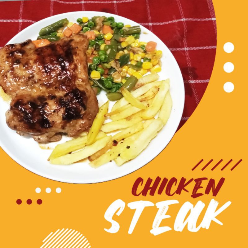 

Chicken Steak/Steak Ayam Paha Montok Frozen 200gr