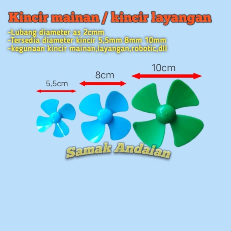 kipas layangan / baling baling dinamo layangan