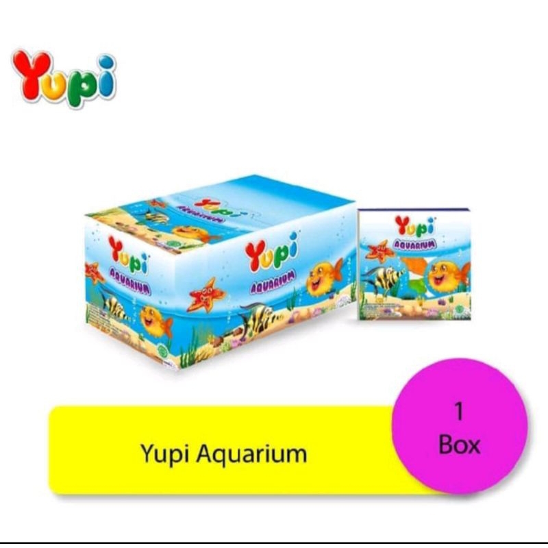 

Yupi Aquarium 1box isi 12pcs