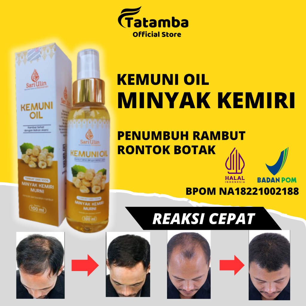 Minyak Kemiri Murni Asli Penumbuh Rambut - Kemuni Oil