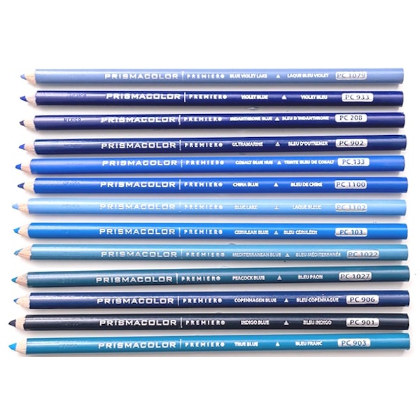 

RK Prismacolor Premier BLUE SERIES Soft Core Colored Pencils Satuan Pensil Warna Basic Oil Based
