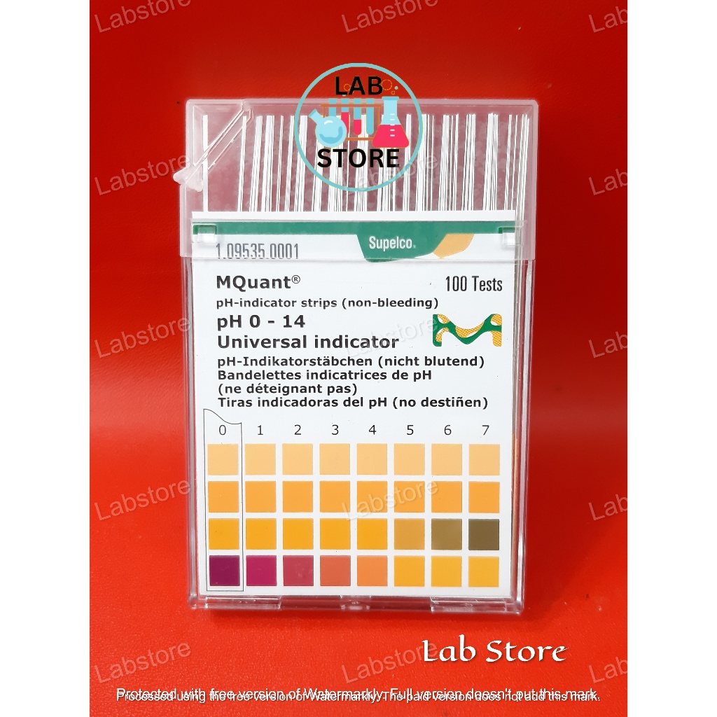 Kertas PH Indikator Universal MERCK / PH Paper Strip / PH Test Strips MERCK pH 0-14