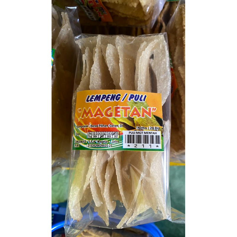 

LEMPENG / PULI MAGETAN MENTAH