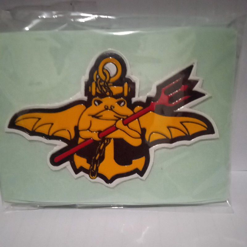

stiker embos logo Kopaska katak