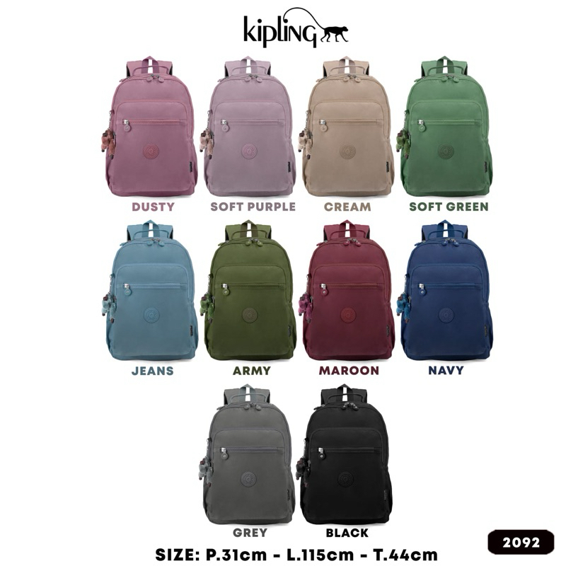 Tas Ransel Laptop Kipling Import Ukuran Besar