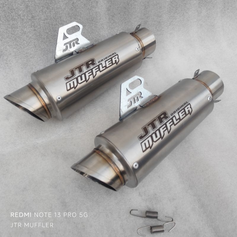 Knalpot Original JTR MUFFLER Silincer only inlet 50mm p20 knalpot kompetisi harian bore up roadrace 