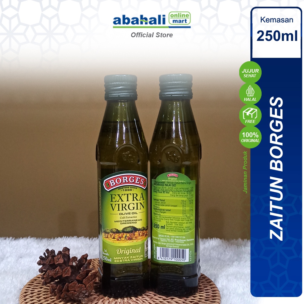 

Minyak Zaitun BORGES EVOO 25ml Suplemen MPASI Ibu Hamil Menyusui Makanan Salad Daya Tahan Tubuh Berkualitas
