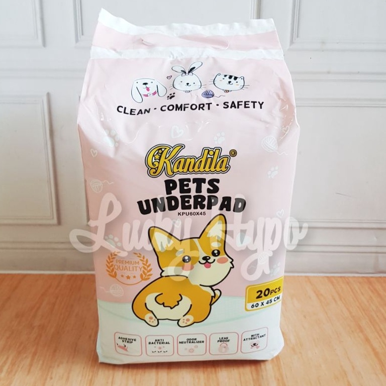 ART H95P Alas Kencing Anjing Kandila Underpad 6x45cm isi 2pcs Tatakan Kencing Anjing Pampers