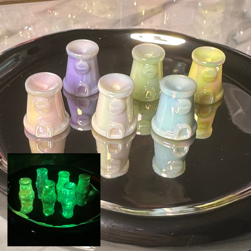 (glow) [1 pcs] beads luxury vending machine gid gacha gid manik import