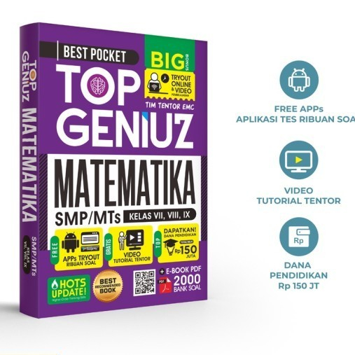 Buku SMP Top Geniuz Matematika SMP