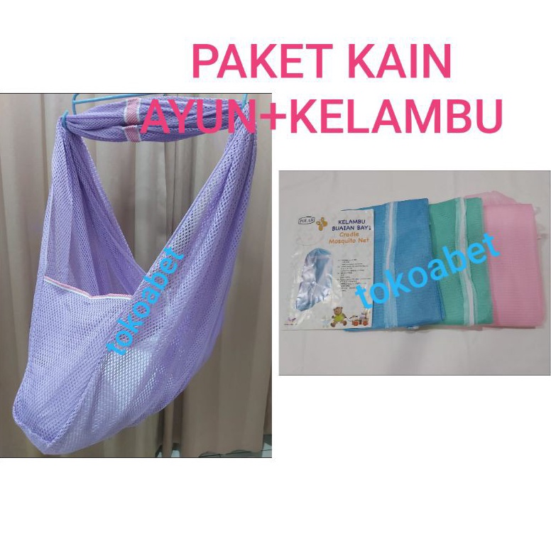Modern PAKET POLAR Kain Ayun BASICKelambu Ayunan Bayi Manual  Ayunan Elektrik Otomatis tokoabet