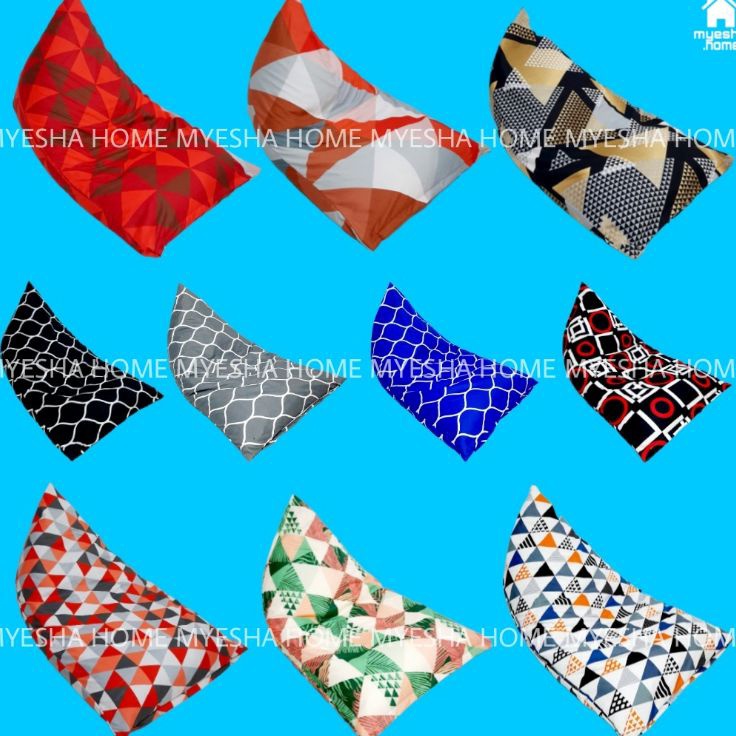 Cover Sofa Bean Bag  Sarung Sofa Bean Bag Triangel