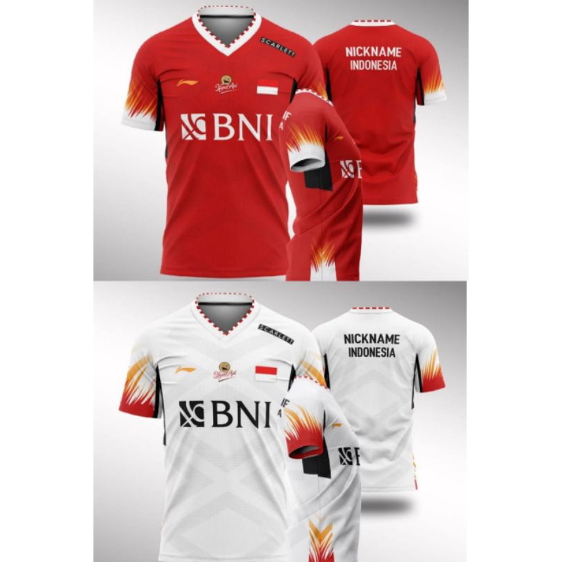 Jersey Badminton Indonesia 2024