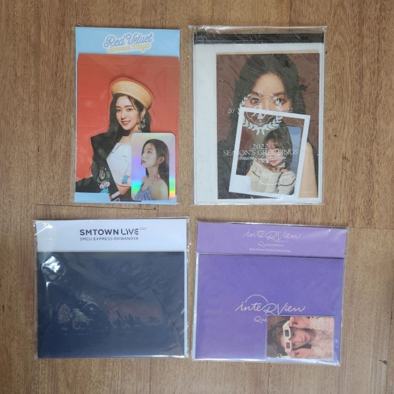 [SEALED] irene red velvet md // hologram ar ticket photopack photocar pc photo card pack smcu expres