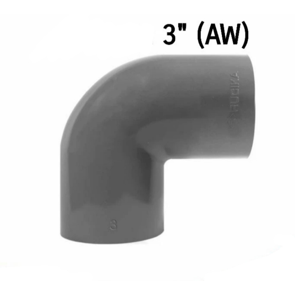 Elbow Knee Keni 3 inch AW Sambungan Pipa Paralon PVC Fitting Pipa